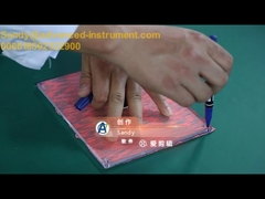 Textile Vertical Flame Tester Protective Clothing  LCD Display 36kg