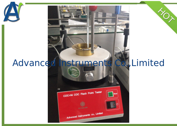 ASTM D92  Lubricant Oil  Cleveland Open Cup Flash Point and Ignition Point Test Machine