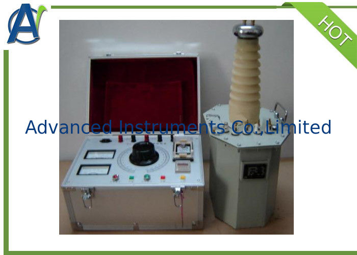 Manual AC Hipot Testing Equipment With Oil Filled HV Transformer