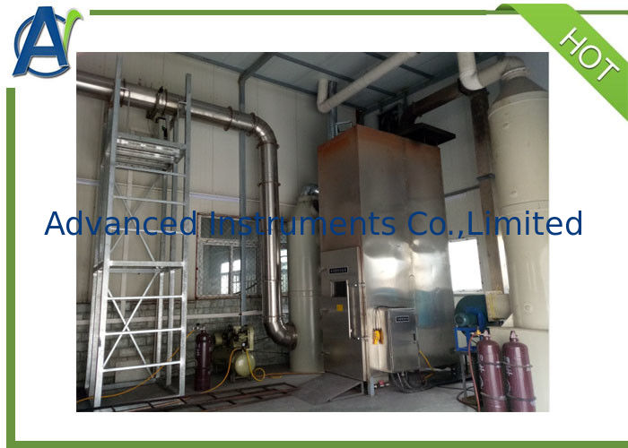 Bunched Cable Vertical Flame Spread Testing Machine For Heat Release by EN 50339