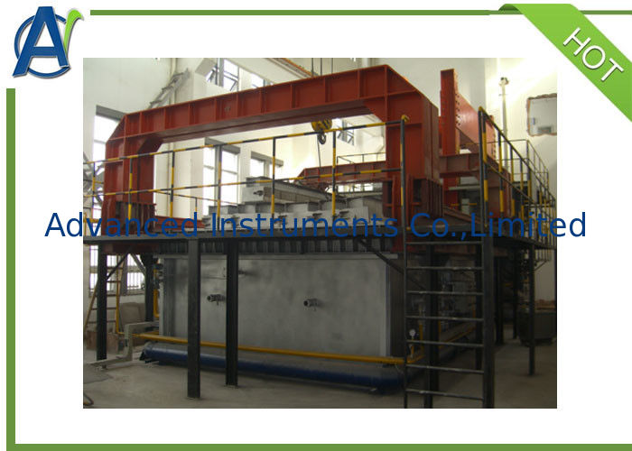 Horizontal Fire Resistance Test Furnace 1250℃ Test Temperature Controlled By PC