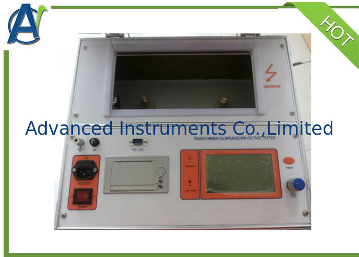 IEC156 Insulating Transformer Oil Test Set , Breakdown Voltage Oil BDV Test Kit