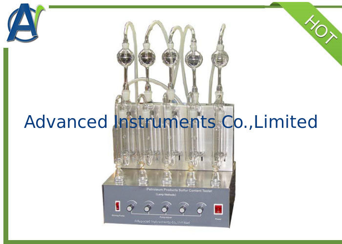 ASTM D1266 Sulfur Content Tester Lamp Method For Light Oils Sulphur Analysis