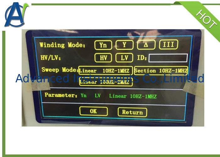 Transformer Winding Deformation Test Equipment (Frequency Response Method)