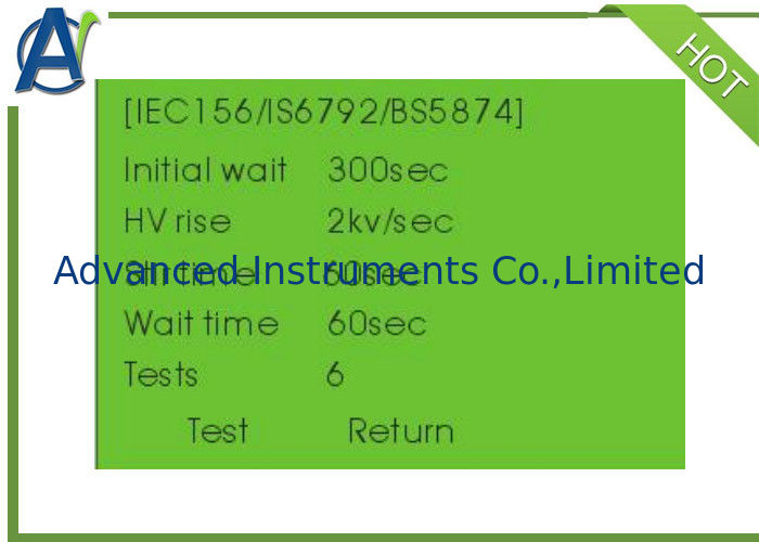 ASTM D877 D1816 Test Instrument Insulation Oil Dielectric Strength Tester