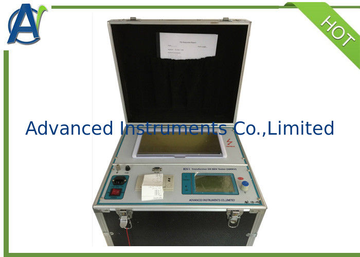 IEC 60156 Insulating Oil Dielectric Strength BDV Tester 0~80KV