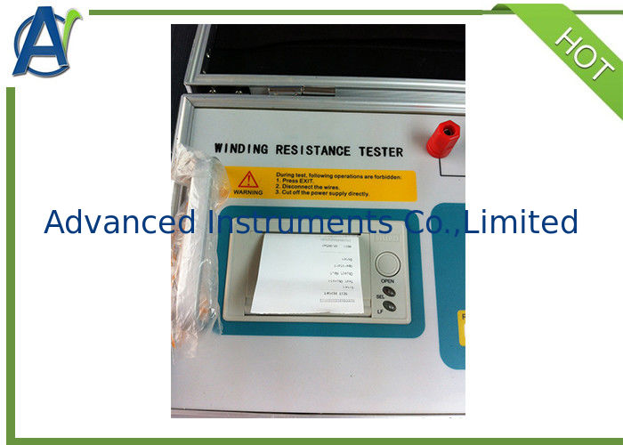 5A Power Transformer DC Winding Resistance Tester with Printer