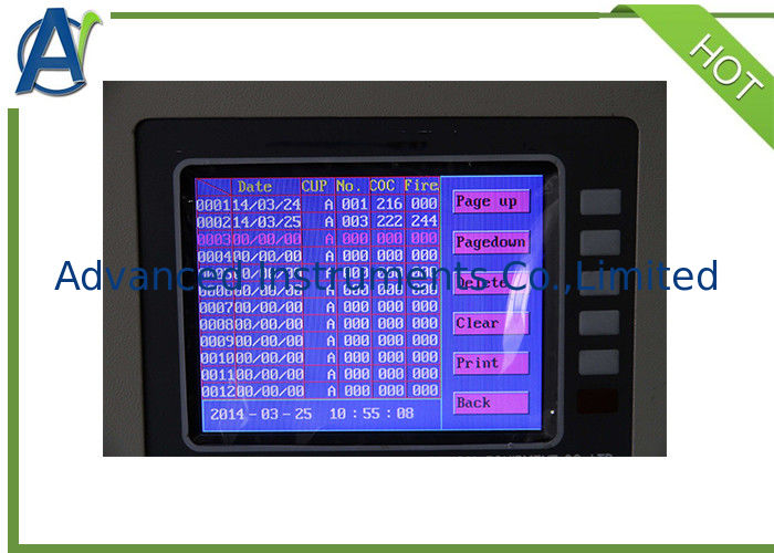 ASTM D93 ISO2719-73 Pensky Martens Closed Cup Flash Point Analyzer Fully Automatic