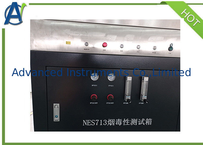 NES 713 Burning Smoke Toxicity Index Test Chamber Apparatus for Combustion Test