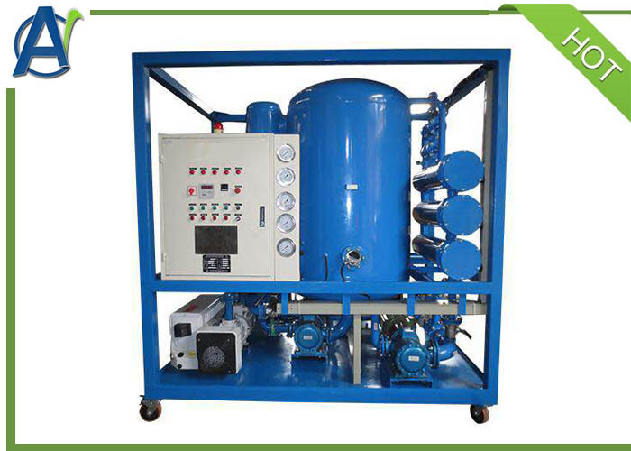 Double Stage High Vacuum Oil Filtration Plant For Transformer Oil Purifying