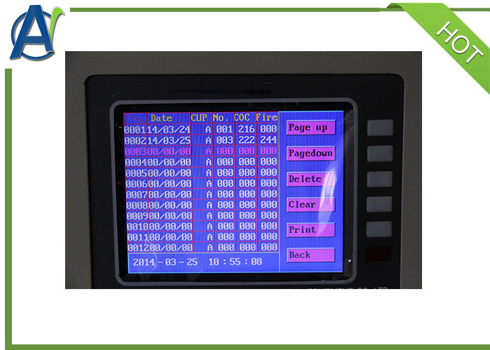 ASTM D93 ISO2719-73 Pensky Martens Closed Cup Flash Point Analyzer Fully Automatic