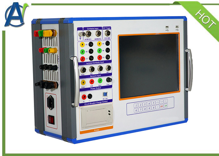 IEC62271 High Voltage Circuit Breaker Timing Test Set with Big LCD Touch Screen