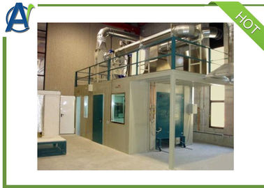 Room Corner Flammability Test Chamber Evaluating Room Fire Growth Contribution