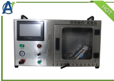 ASTM F2100 Surgical Masks Flammability Testing Equipment Under 45 ° Combustion